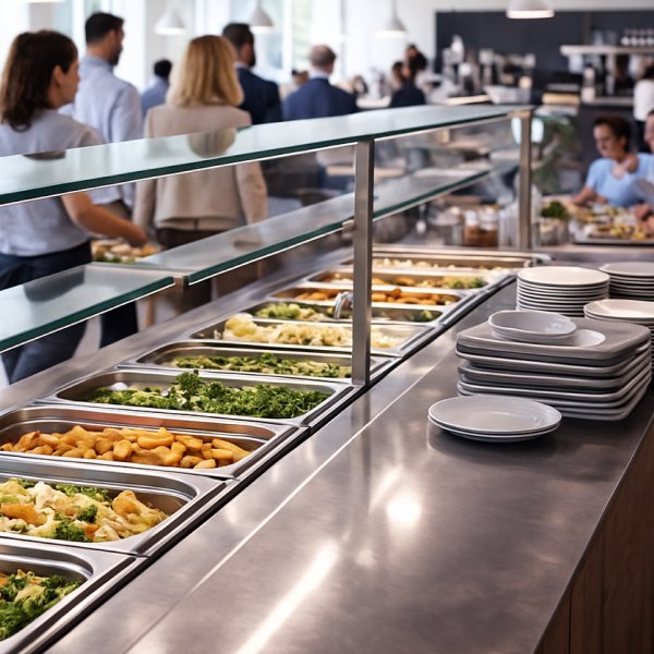 Bio-Gerichte in der Kantine