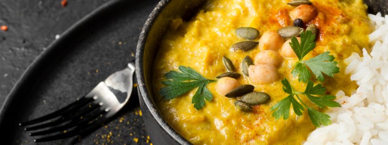 Veganes Steckrüben-Curry mit Kokosmilch