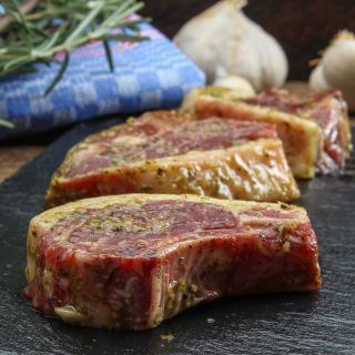 Lammkeulensteak Kräuter Knoblauch ca. 250 g
