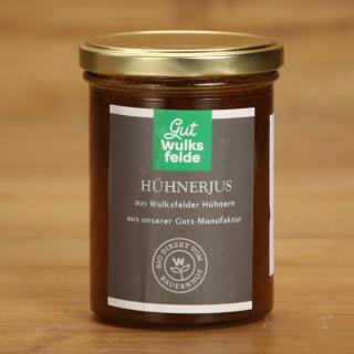 Hühnerjus im Glas Wulksfelde