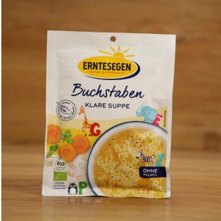 Buchstaben Klare Suppe