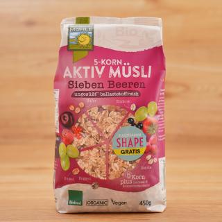 5 Korn Aktiv Müsli Sieben Beeren