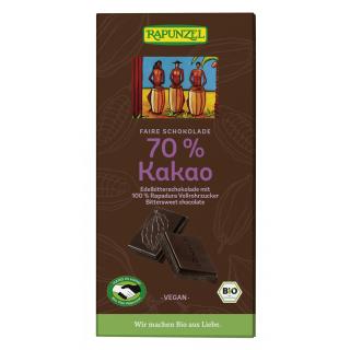 Edelbitter Schokolade 70% Kakao
