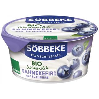 Sahnekefir auf Blaubeere - Weidemilch