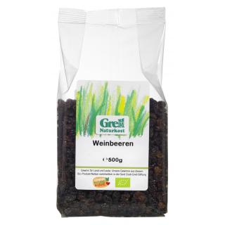 Weinbeeren, ungeschwefelt 500 g
