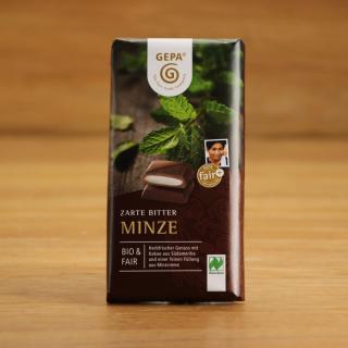 Schokolade Zartbitter Mint