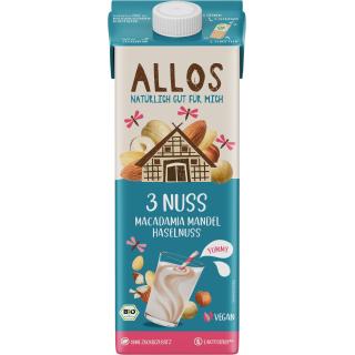 3 Nuss - Drink (Macadamia, Mandel, Haselnuss)