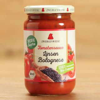 Tomatensauce vegane Linsen Bolognese