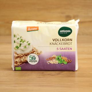 Vollkorn-Knäckebrot 5 Saaten