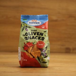 Dinkel Oliven Snacks Paprika