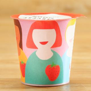 Kokosmilch-Joghurt Erdbeere
