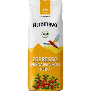 Espresso Bohne, entkoffeiniert