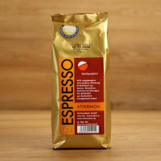 Espresso Tierno, gemahlen