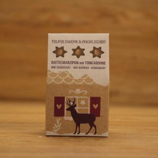 Weihnachtskonfekt Dattelmarzipan&Tonkabohne