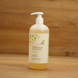 Lenz Waschlotion Haut & Haar Sanddorn Kamille
