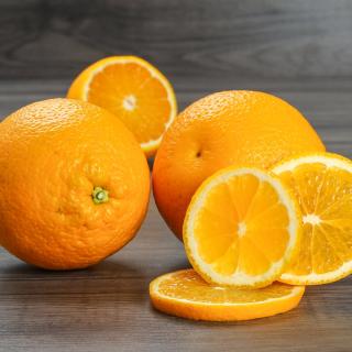 Orangen für Saft Navelinas