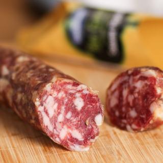 Salami Pepe & Aglio 150 g am Stück