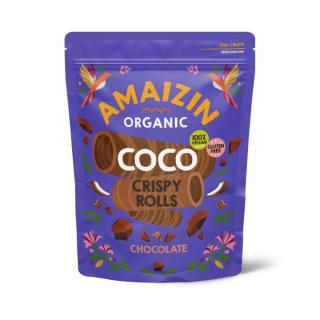 Coco Crispy Rolls Chocolate - Kokosnuss-Snack