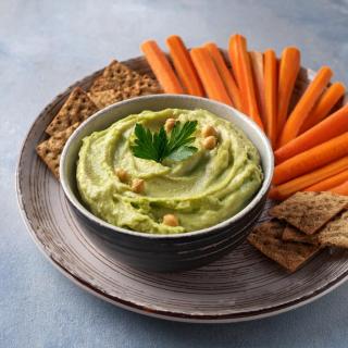 Avocado-Kichererbsen-Creme