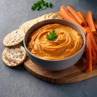 Karotten-Mandel-Dip