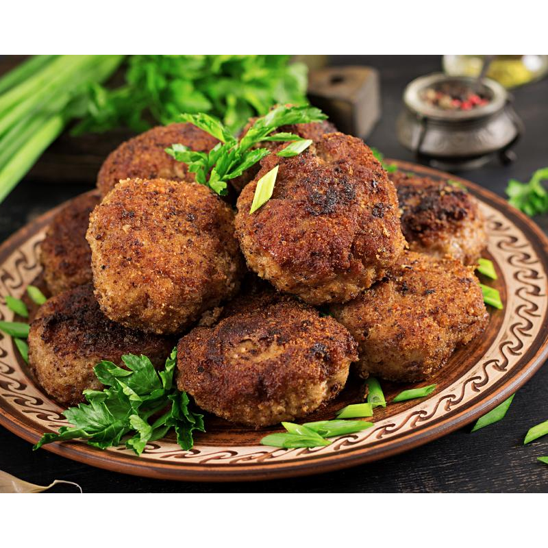 Deftige Frikadellen mit rustikaler Note