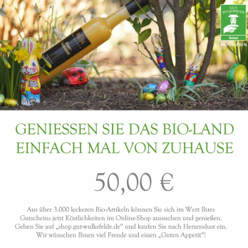 Gutschein mit Ostermotiv 50 €