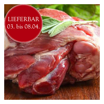 Lammkeule ohne Knochen ca. 2 kg - nur 30.03. bis 04.04.