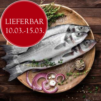Wolfsbarsch ganz, küchenfertig ca. 400 g nur 09.03.-14.03.