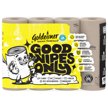Küchenrollen Goldeimer, 3-lagig, 128 Blatt
