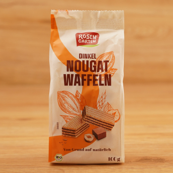 Dinkel Nougat Waffeln