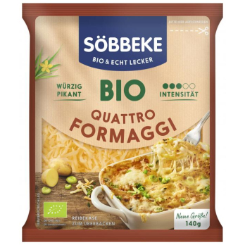 Quattro Formaggi Reibekäse, 50%, würzig-pikant
