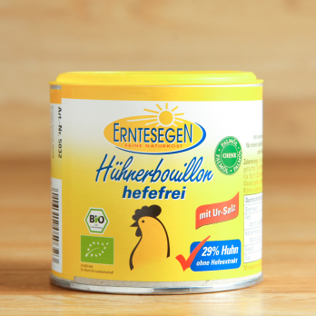 Hühnerbouillon hefefrei
