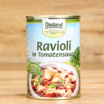 Ravioli in Tomatensauce