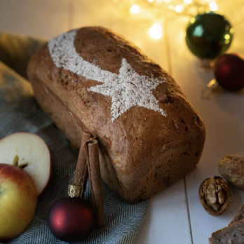 Aktionsbrot Walnuss Bratapfel Dinkelbrot
