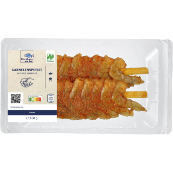 Garnelenspiess mariniert nur 09.03.-14.03.