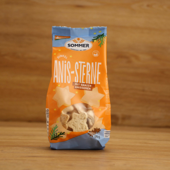 Dinkel Anis-Sterne, mit ganzen Anissamen