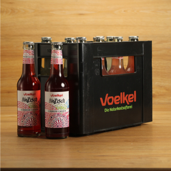 Kiste BioZisch Himbeer-Cassis 12x0,33 l