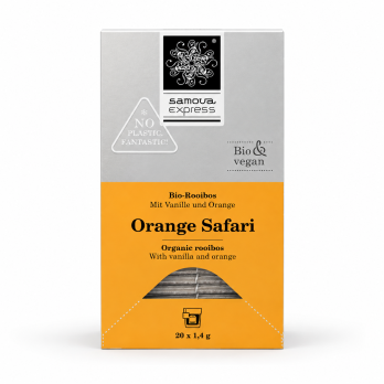 Orange Safari Teebeutel