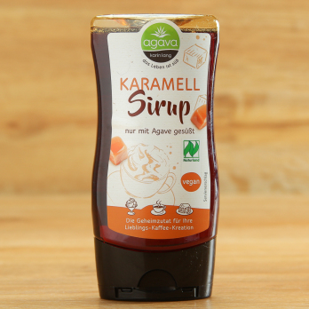 Karamellsirup aus Agavendicksaft