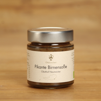 Pikante Birnensoße