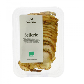 Sellerie, gereift, geräuchert, geschnitten