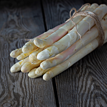 Spargel weiß 500 g Bund