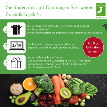 * Kunden werben Kunden - Flyer