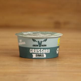 Veganer Grießbrei Dinkel auf Haferbasis