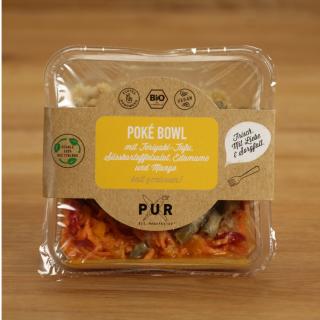 Poké Bowl mit Teriyaki-Tofu, Süßkartoffelsalat