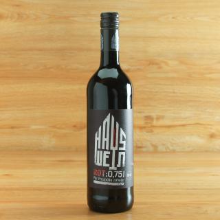 Rotwein Hauswein AchtGrad, halbtrocken