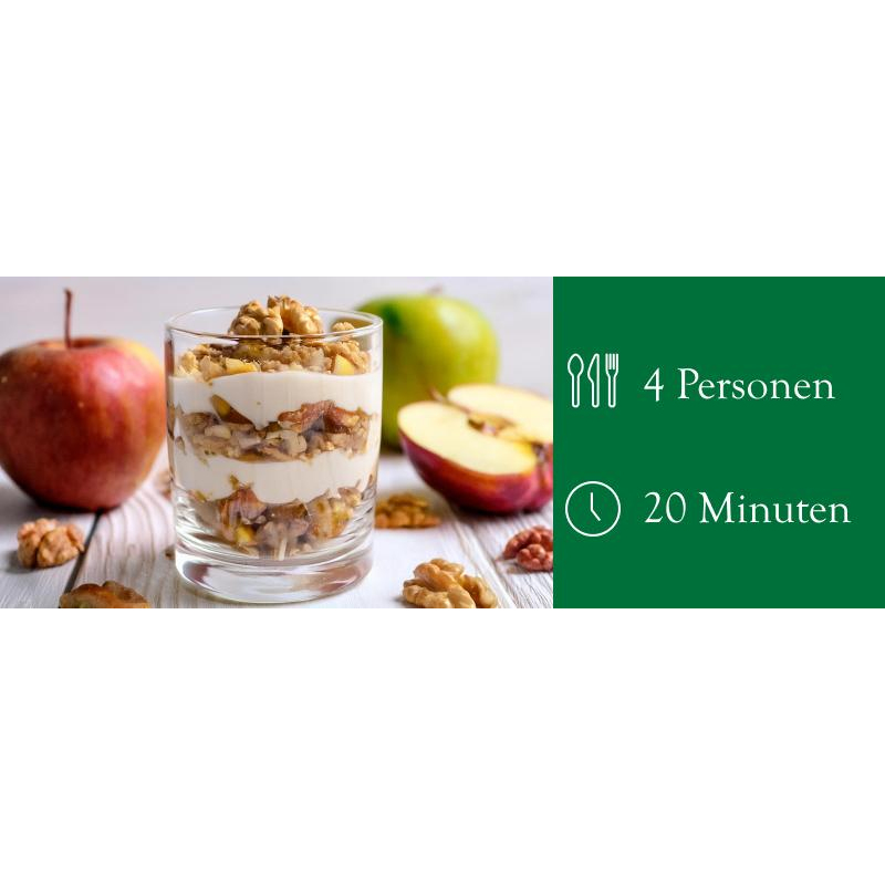 Apfel-Walnuss Desser