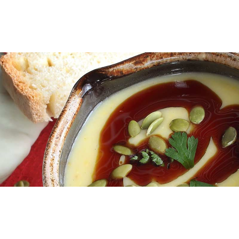 Weiße Kürbissuppe