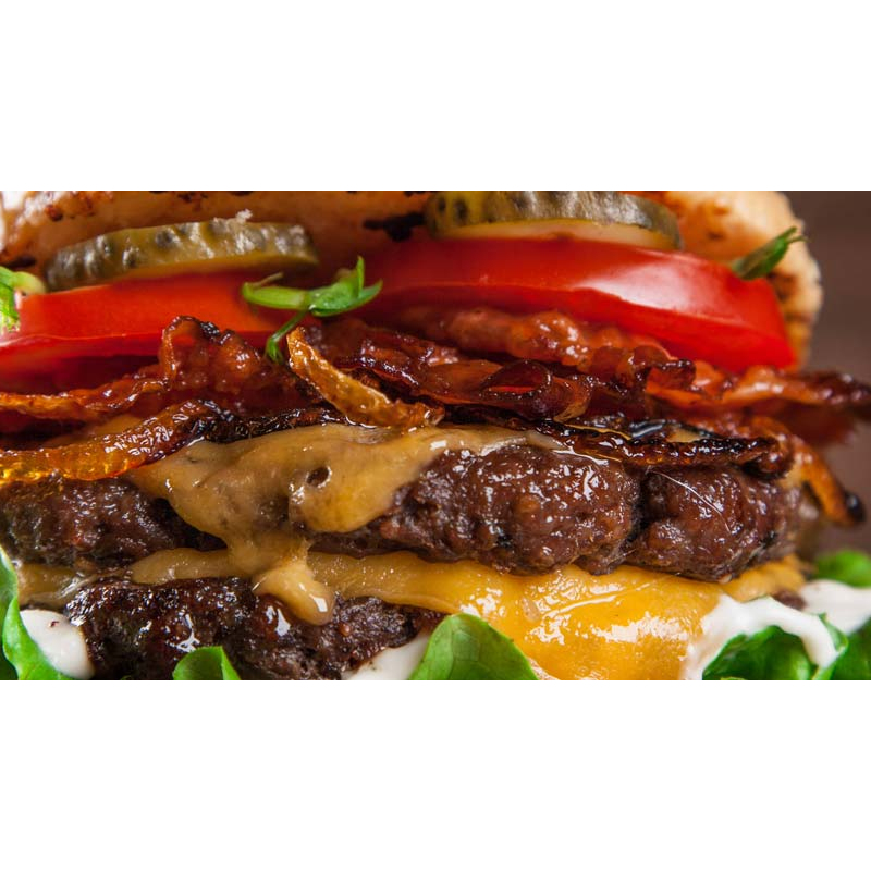 Saftiger Grill-Burger