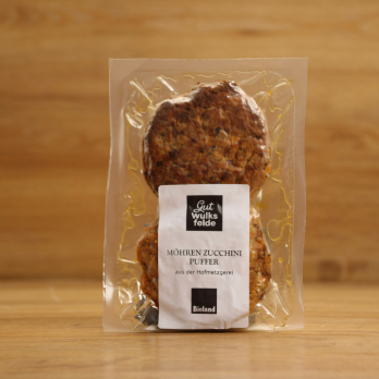 Möhren Zucchini Puffer Wulksfelde  2 Stk. ca. 200 g